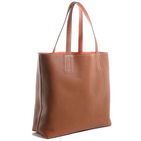 hermes cabas double sens|Hermes reversible tote bag.